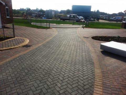Large scale block paving project